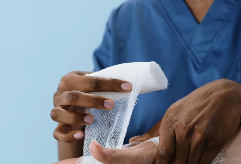 Treating an injured hand